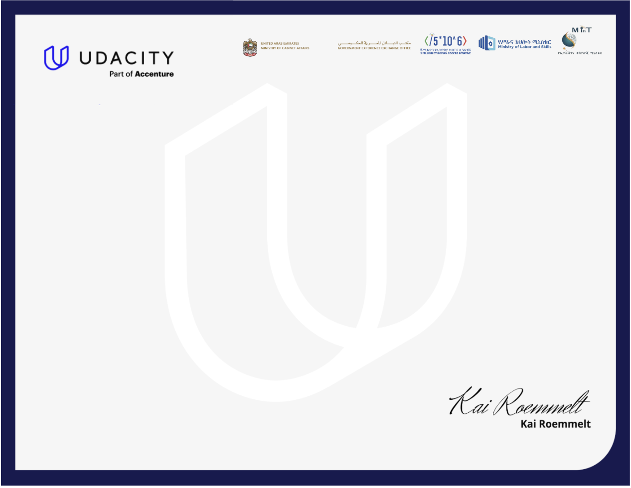 Background with Logos